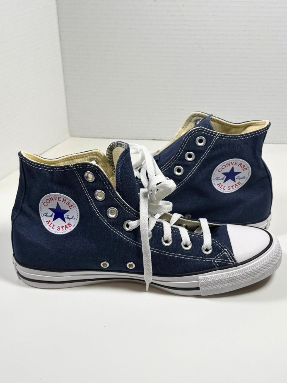 Converse Chuck Taylor All Star High Top Navy Blue Canvas Mens 9/ Womens 11